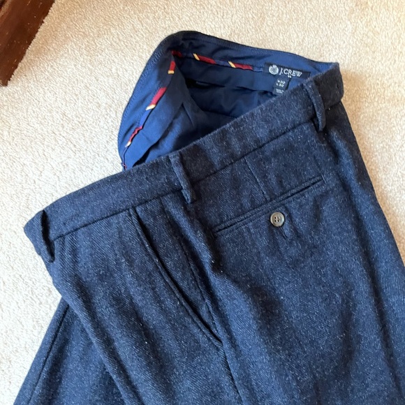 MENS JCREW U.K. LTD BEDFORD WOOL PANTS - Picture 11 of 15